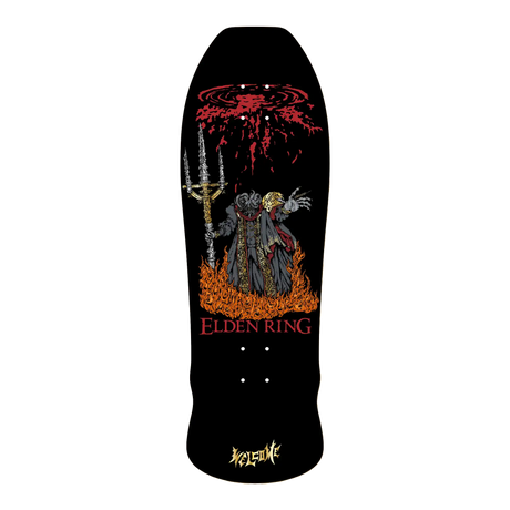 Welcome x Elden Ring Mohg on Early Grab 10" Skateboard Deck - Black/Gold Foil