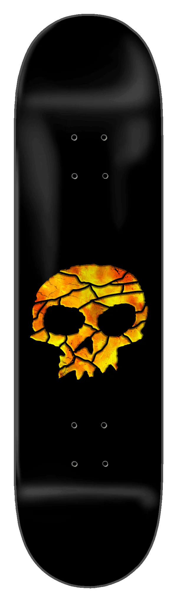 Zero Skull Stained Glass 8.25" Skateboard Deck