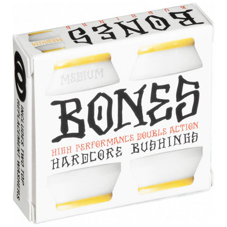 Bones Hardcore Medium White Pack 91a Skateboard Bushings