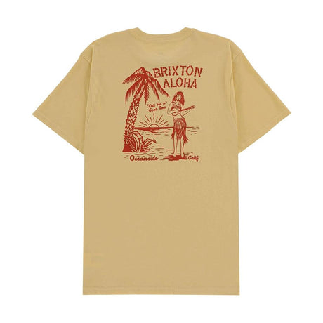 Brixton Good Time T-Shirt Straw back