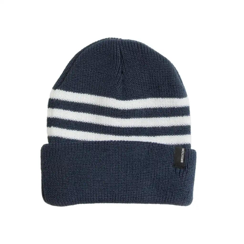 Brixton Heist Beanie Navy WHITE