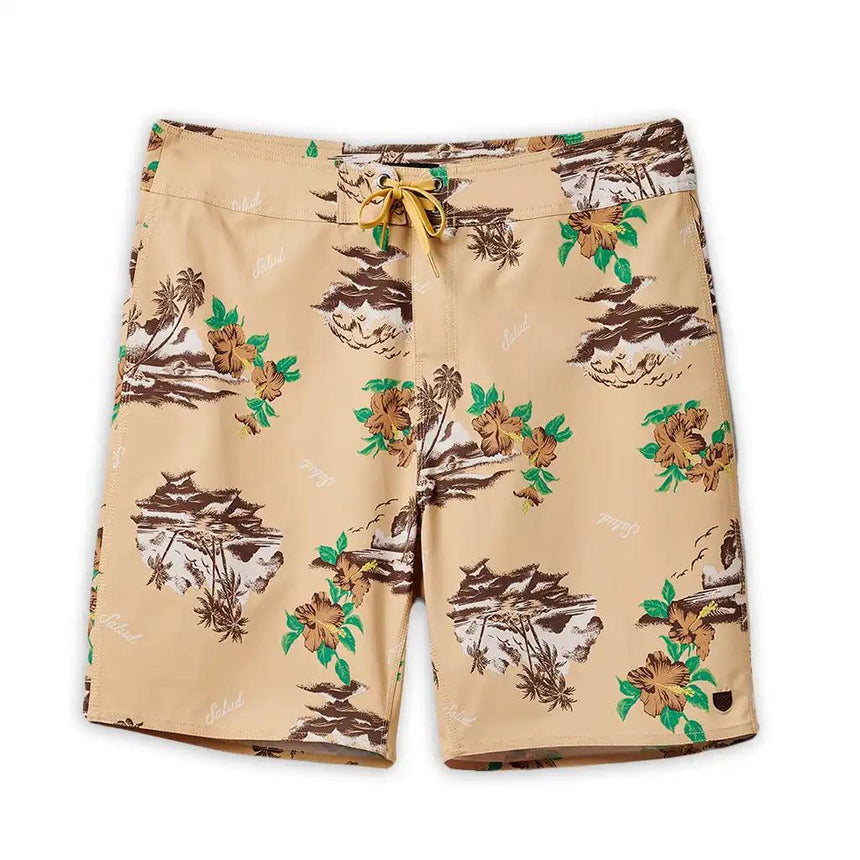 Brixton Temple Trunk Shorts Straw