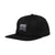 Creature Support Patch Snapback Mid Profile Hat Black