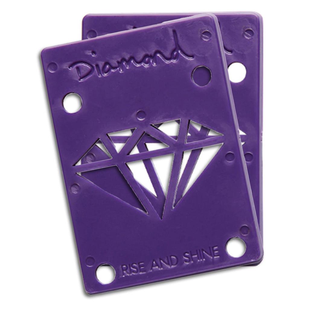 Diamond Purple Rise & Shine Skateboard Risers