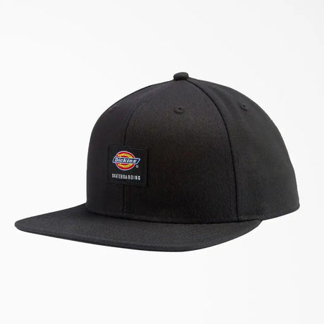 Dickies Skateboarding Flatbill Hat - Black - Money Ruins Everything