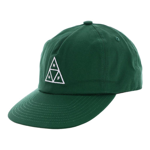 Huf Essentials Triangle Unstructured Snapback - Forest Green
