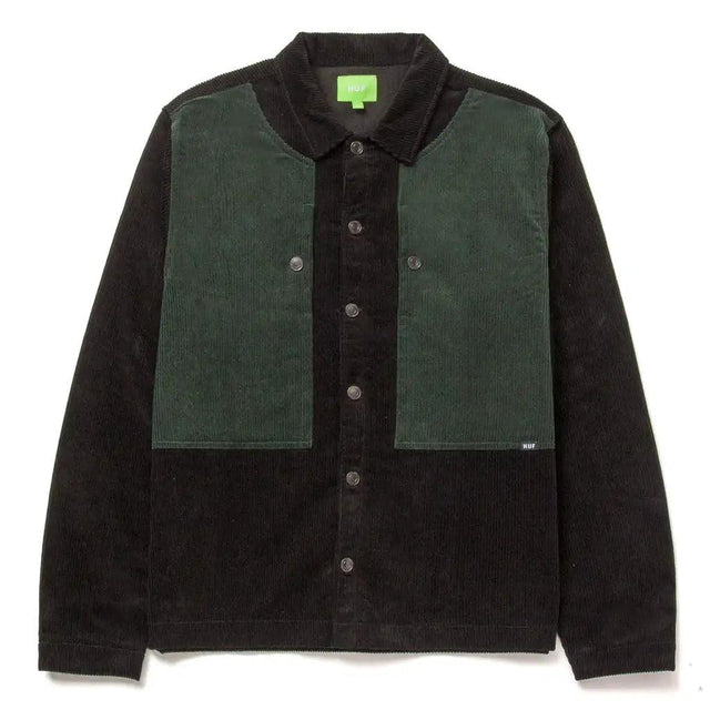 HUF Marina Box Overshirt green