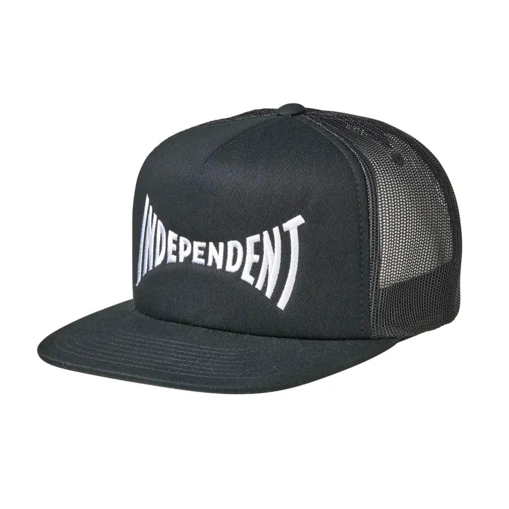 Independent Span Mesh Trucker High Profile Hat Black