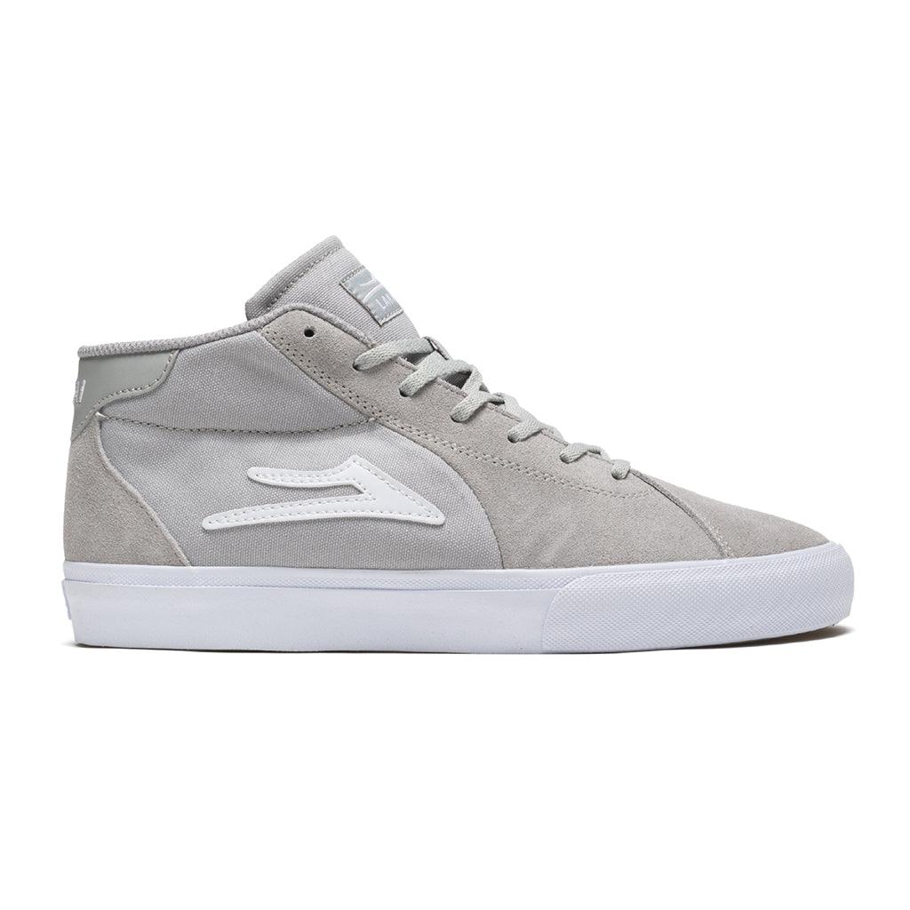 Lakai Flaco 2 Mid Light Grey Suede Skate Shoe