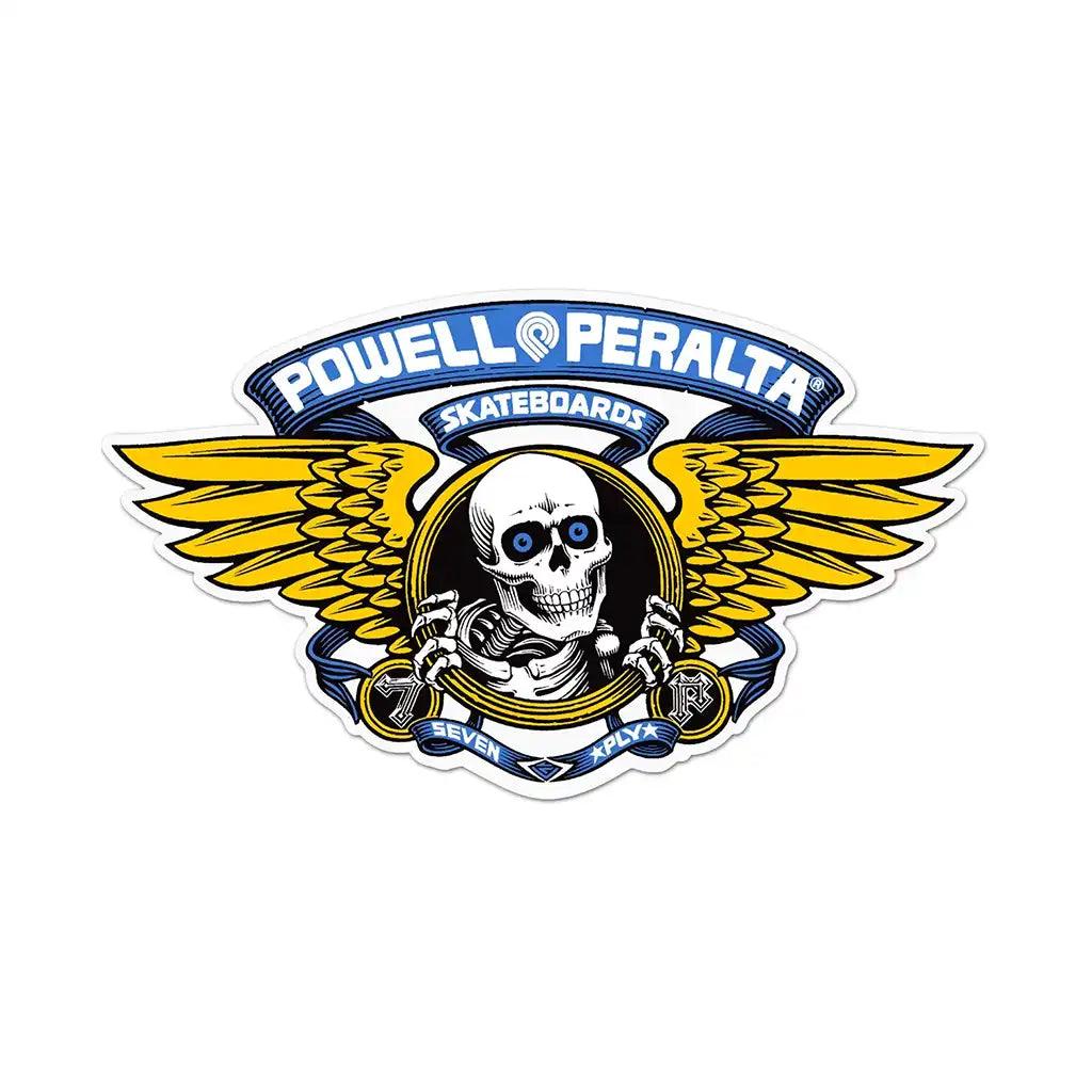 Powell Peralta Winged Ripper Blue Die Cut Sticker