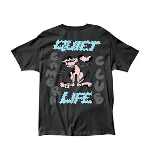 Quiet Life Film Dog T-Shirt back
