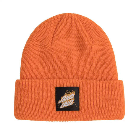 Santa Cruz Flamed Not a Dot Beanie orange