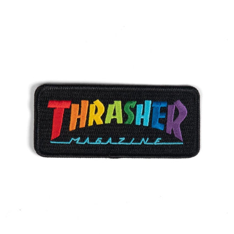Trasher Rainbow Logo Patch