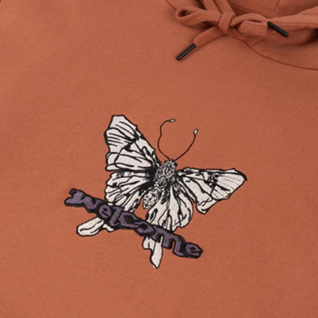 Welcome Garment-Dyed Butterfly Pullover Hoodie 1