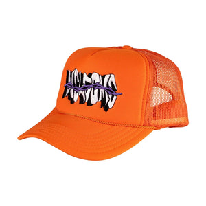 Welcome Thorns Trucker Hat orange side